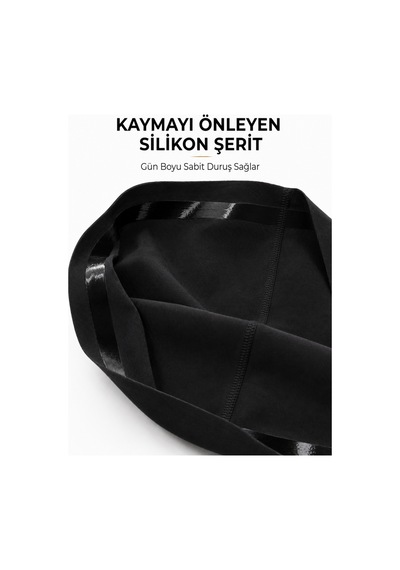 Meyzz Kadın Lazer Kesim Boxer Külot Dikişsiz İz Yapmaz Silikon Şeritli Siyah Renk 3'lü Siyah - 888298815 Siyah Meyzz Kadın Lazer Kesim Boxer Külot Dikişsiz İz Yapmaz Silikon Şeritli Siyah Renk 3'lü Siyah - 888298815 Siyah