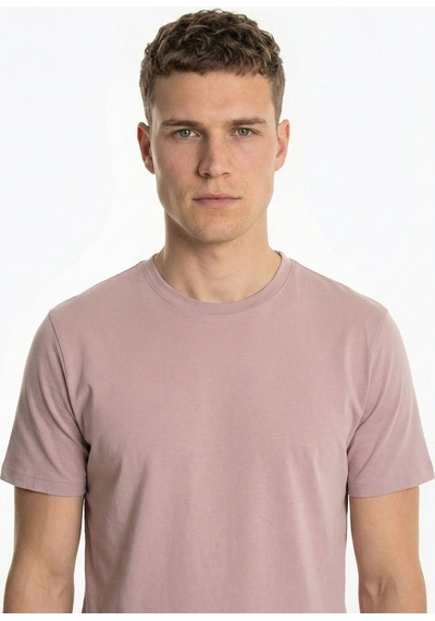 Regular Fit Erkek Tshirt K.kol Pale Pink