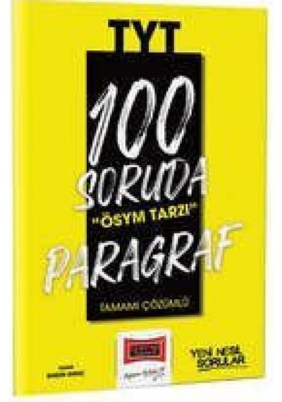 2023 100 Soruda ÖSYM Tarzı TYT Paragraf Tamamı Çözümlü Soru Bankası -  Yargı Yayınları
