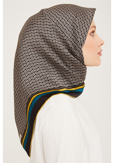 Armine Twill İpek Eşarp 23ka9026 57 Mavi