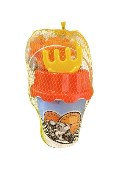 Heroes Toys Küçük Boy Resimli Kova Figürlü Ern-885-turuncu