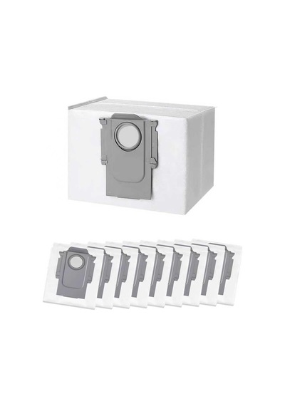 Roborock S8+/ S8 Pro Ultra/ S7 Maxv Ultra/ S7 Pro Ultra/ Q7+/ Q7 Max+/ Q7 Max+/ Q8 Max+/ Q5 Pro+ İçin 10 Adet Toz Torba Genel