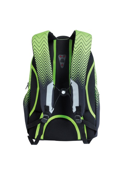 Coral High Yeşil Siyah Desenli Okul Sırt Çantası 24460