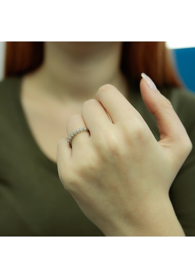 Lova 0,37 Karat Pırlanta Yarımtur Yüzük - 1050210