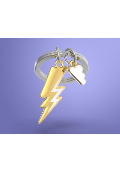 Metalmorphose Şimşek Bulut Anahtarlık