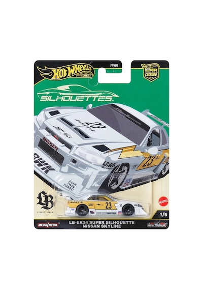 Hot Wheels Premium Car Culture Silhouettes Lb-er34 Super Silhouette Nissan Skyline - Jbk59
