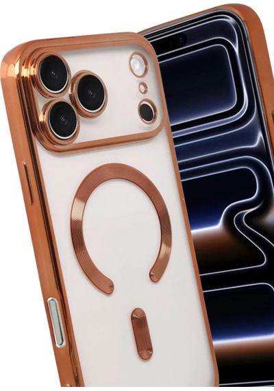 Newface Apple İphone 17 Pro Kross Magneticsafe Kapak - Turuncu