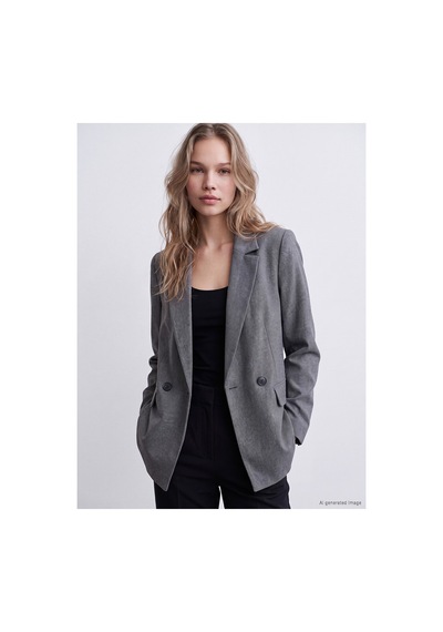 LC Waikiki Alıta Cıty Farkıyla Lcw Vision Gri Düz Standart & Regular Kadın Blazer Ceket Gri - 929243352 Gri LC Waikiki Alıta Cıty Farkıyla Lcw Vision Gri Düz Standart & Regular Kadın Blazer Ceket Gri - 929243352 Gri