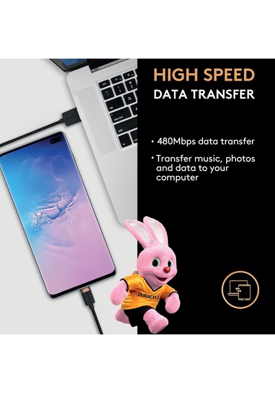 1m Usb-a To Micro Usb Örgülü Şarj Kablosu - Siyah Diğer