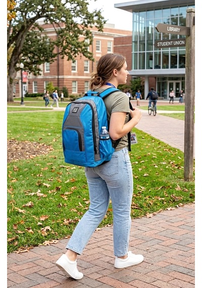 Ful - Sweet Mel Kobalt Mavi Gündelik Seyahat Unisex Laptop Sırt Çantası