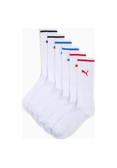 Puma Sport Crew Stripe 3p Unisex Çorap-33767 Beyaz