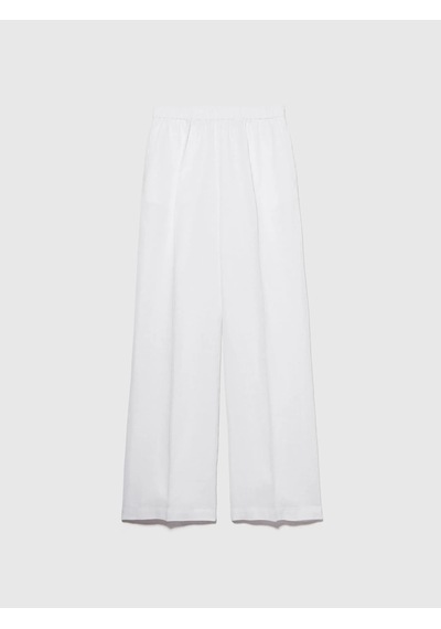 Sisley %100 Keten Beli Lastikli Önü Pileli Geniş Paça Pantolon Kadın Beyaz Pantolon - 325p4aghlf03u Sisley %100 Keten Beli Lastikli Önü Pileli Geniş Paça Pantolon Kadın Beyaz Pantolon - 325p4aghlf03u