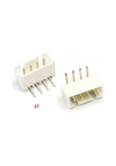 4 Pin Jst-xh 2.54 Tunik Konnektör Erkek Eğik 90