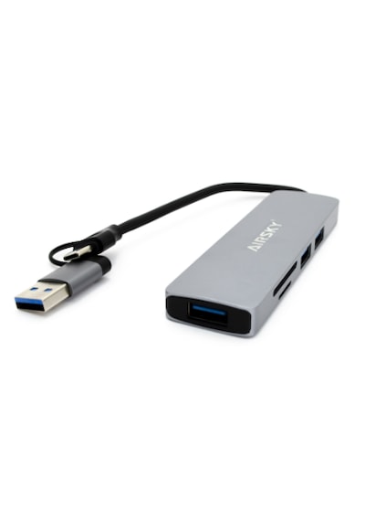 Winex 5in1 USB &Type-C to 3x USB3.0 TF SD Çoklayıcı Hub Adaptör