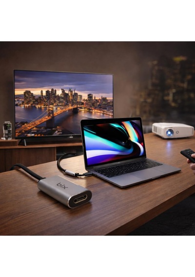 Lexroo Bx01hb Usb C To 4k 30hz Hdmı Dönüştürücü Alüminyum Taşınabilir Usb-c Adaptörü Macbook Uyumlu Pro