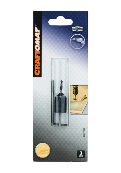 Craftomat Yılan Matkap Ucu 3x30x60 Mm 90 Derece