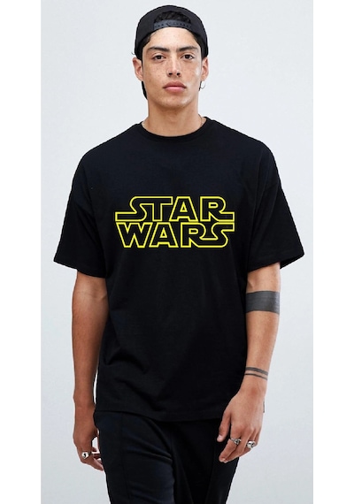 Star Wars Oversize T-shırt Siyah