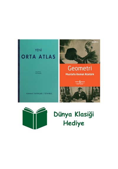 Yeni Orta Atlas + Geometri + Dünya Klasiği Hediye