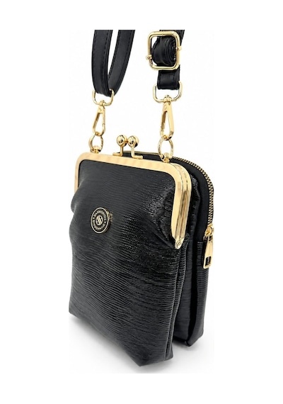 Vıatox Sedef Çanta Ss 1433 Kadın Burslu Gold Aksesuarlı Ayarlanabilir Çapraz Askılı Suni Deri Omuz Ve Çapraz Çanta Lazer Siyah Vıatox Sedef Çanta Ss 1433 Kadın Burslu Gold Aksesuarlı Ayarlanabilir Çapraz Askılı Suni Deri Omuz Ve Çapraz Çanta Lazer Siyah