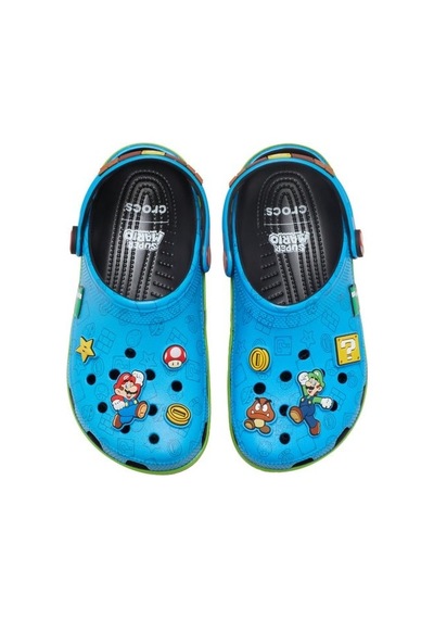 Crocs Super Mario Core Cls Clg K Çocuk Terlik-33683 Mavi