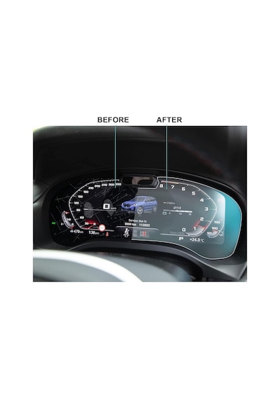 Bmw 520i G30 Ekran Koruyucu Nano Şeffaf Dijital Gösterge