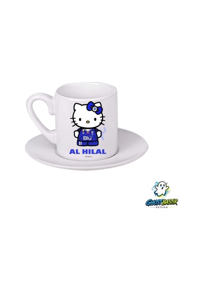 Al Hilal Hello Kitty Türk Kahvesi Fincanı 090 Beyaz