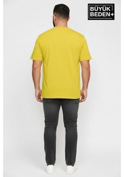 Superlife Erkek Büyük Beden Willamsburg Brooklyn Baskılı 3xl-6xl Bisiklet Yaka Tshırt Spr26bts510-16 Sarı Superlife Erkek Büyük Beden Willamsburg Brooklyn Baskılı 3xl-6xl Bisiklet Yaka Tshırt Spr26bts510-16 Sarı