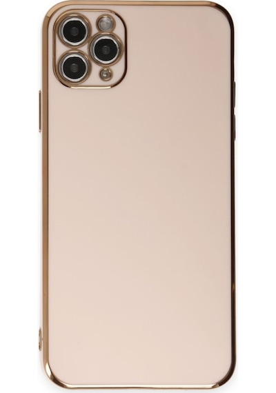 Apple Uyumlu iPhone 11 Pro Max Kılıf Luxury Seri Kamera Korumalı Silikon Kapak