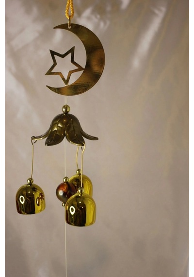 Deprem Zili Çanı Rüzgar Çanı Zili Feng Shui Yin Yang Ay Dede