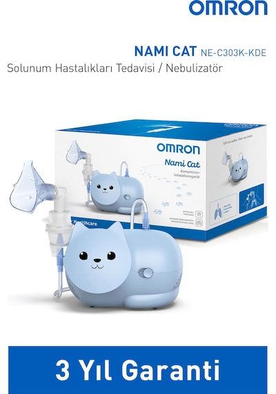 Omron Nami Cat, Çocuklara Uygun Sevimli Nebulizatör NE-C303K-KDE