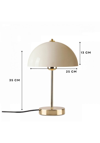 Homing Montana Gold Abajur Krem