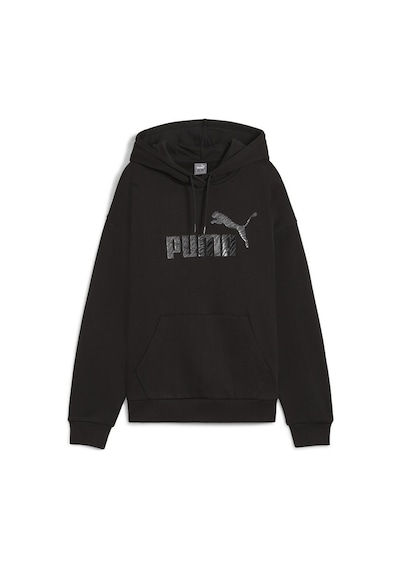 Puma Ess+ Anımal Hoodie Fl Kadın Siyah Sweatshırt Siyah Siyah