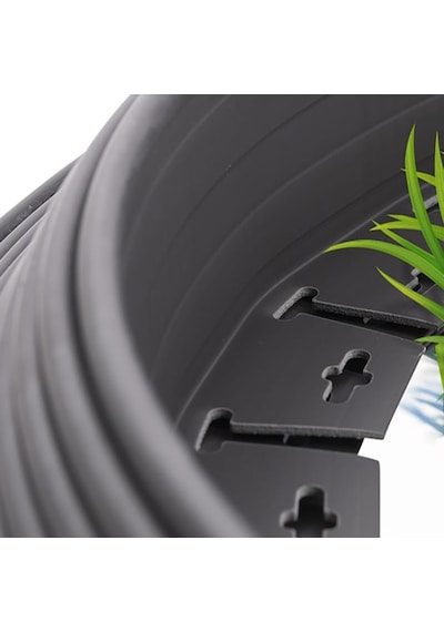 Lux Garden Çim Ayırıcı 25 M Siyah Çim Sınırlayıcı Taş Toprak Ayıracı Çim Ayracı Çim Ayırıcı Bariyeri Diğer