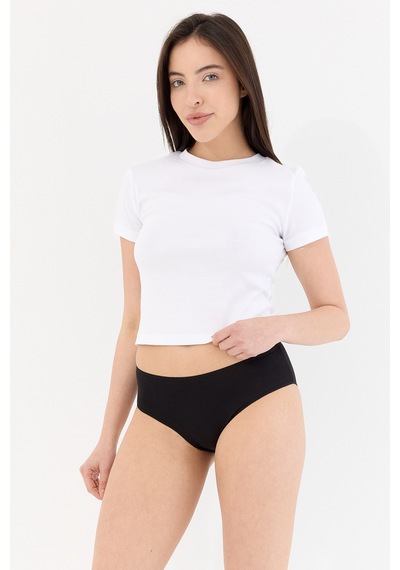 Air Siyah Yüksek Bel Slip Külot Siyah