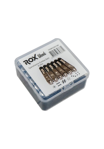 Rox Wood 0190 İşaretleme Zımba Seti 6 Mm - 6 Parça