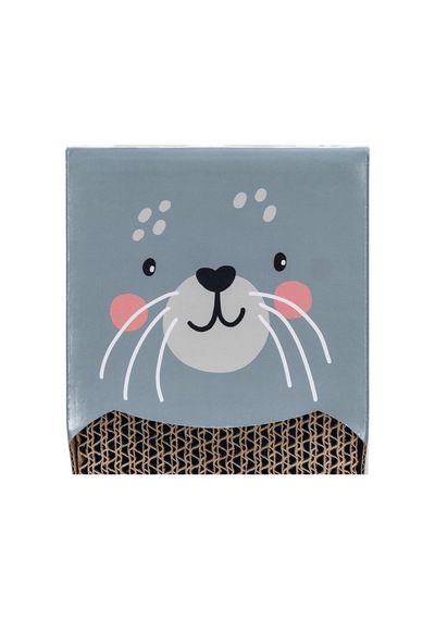 Kedi Karton Tırmalama, Mavi, 45cm