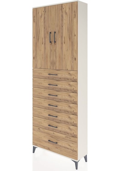 Arges Dolap 3 Raflı 7 Çekmeceli 2 Kapaklı 88x30x243 Aytaşı-çam Atlas Çam Arges Dolap 3 Raflı 7 Çekmeceli 2 Kapaklı 88x30x243 Aytaşı-çam Atlas Çam