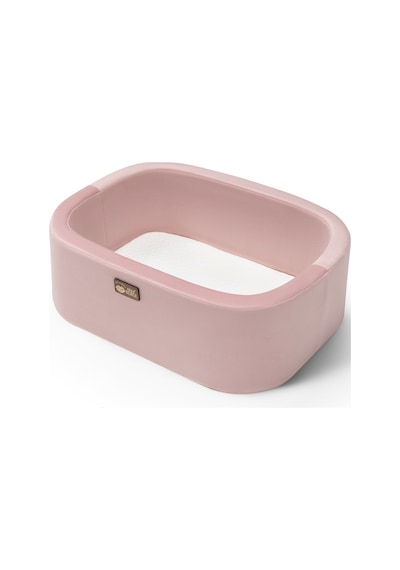 Anne Yanı Beşik Hier Bebek Gold Stand Pembe Sepet Gri