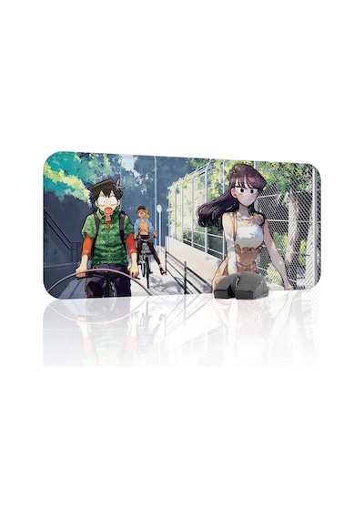 Komi Can't Communicate Dikişli Kauçuk Oyuncu Mousepad V3 - 70x30 Xl Gaming Mouse Pad