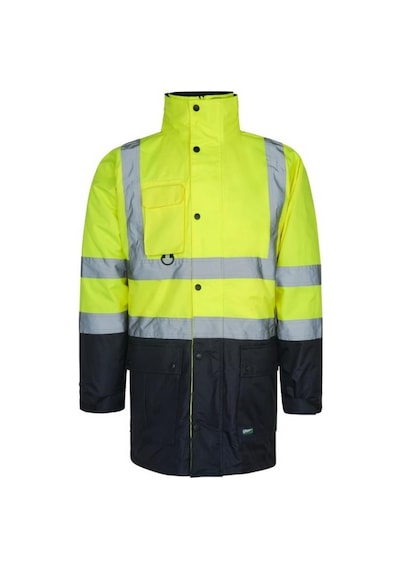 Reflektörlü 5+1 Farklı Kullanımlı Oxford 300d Parka Sarı Sarı