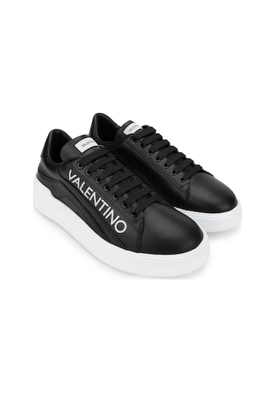 Mario Valentino Erkek Hakiki Deri Siyah Sneakers & Spor Ayakkabı 1040 92r2103 Erk Ayk Y24 Black Siyah