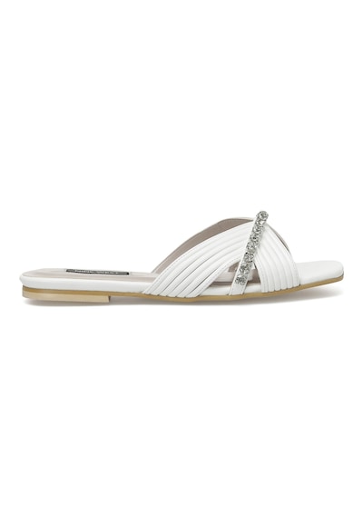 Nine West TANVO 2FX Beyaz Kadın Terlik Beyaz