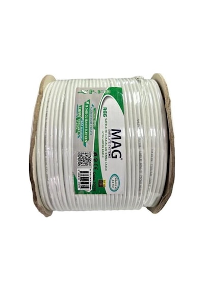 Mag Rg59 Fa Mini İnce Çiftli Twin Kablo 100metre