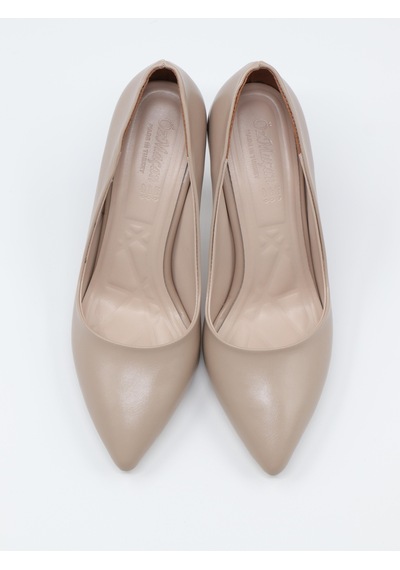 Nesilshoes Nesil Shoes Özma 499 Vizon Topuklu Kadın Stiletto