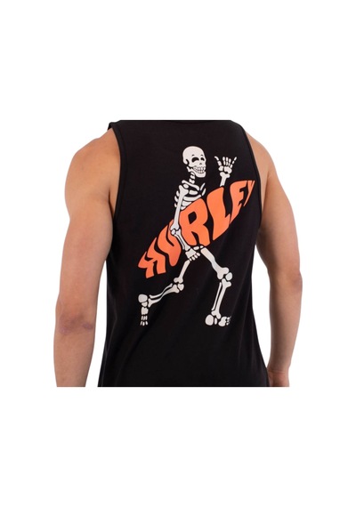 Hurley Hurley Tank Printing Press Flamengue Erkek Siyah Tank Top 001