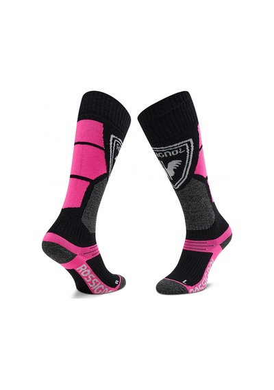 Rossignol L3 W Premium Wool Kadın Kayak Çorabı Renkli Pembe