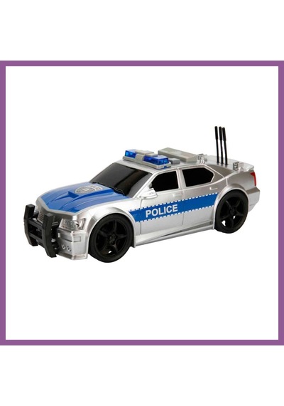 Bezos 1:20 Maxx Wheels Sesli Ve Işıklı Polis Arabası 19 Cm Rengaren