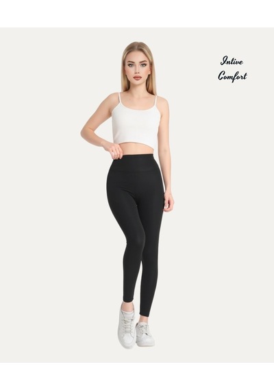 Intive Comfort Premium Dalgıç Kumaş Arka Bel Logo Detaylı Toparlayıcı Yüksek Bel Tayt Siyah Intive Comfort Premium Dalgıç Kumaş Arka Bel Logo Detaylı Toparlayıcı Yüksek Bel Tayt Siyah