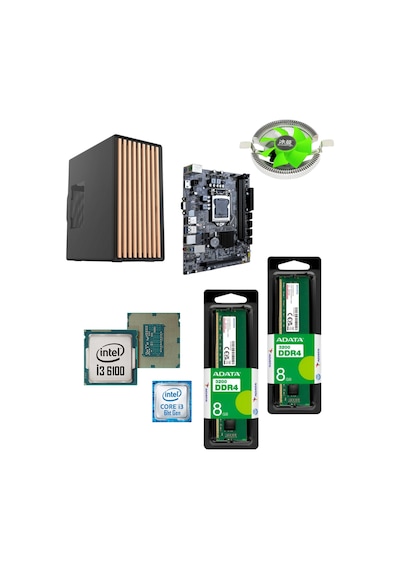 EFS EFSOFFICE0006-1 i3-6100 16 GB 256 GB SSD Free Dos Masaüstü Bilgisayar