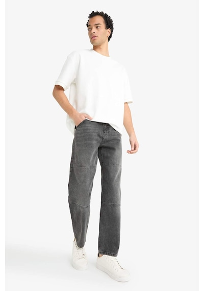 Defacto Relax Fit Yırtık Detaylı Jean Pantolon E8420ax25aunm40 Siyah